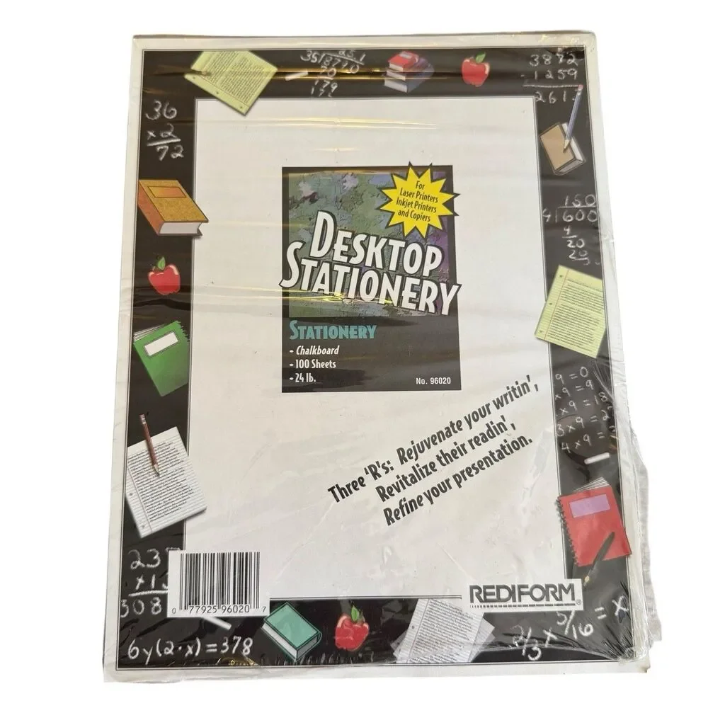 Vintage Teacher School Desktop‎ Stationary Rediform New 100 Sheets